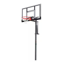 54 In. Polycarbonate Adjustable In-Ground Basketball Hoop