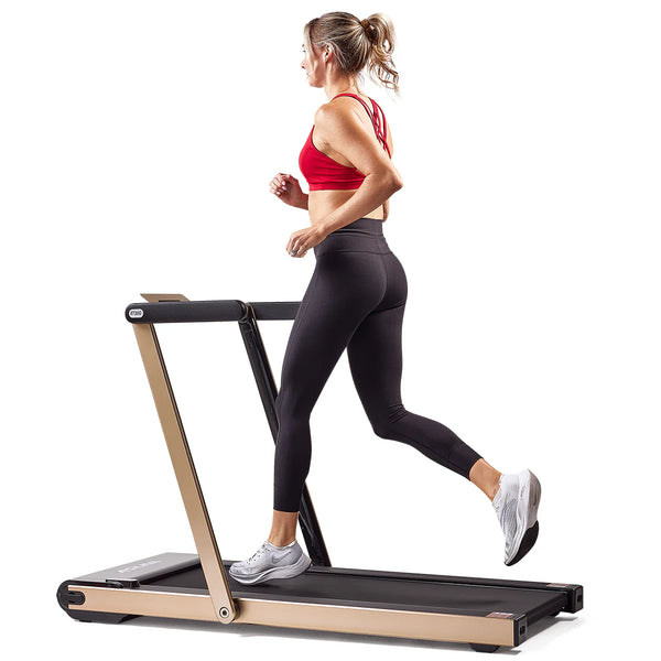 Space Saving Treadmill, Slim Motorized  W/ Speakers