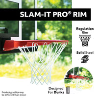 54 In. Polycarbonate Adjustable In-Ground Basketball Hoop