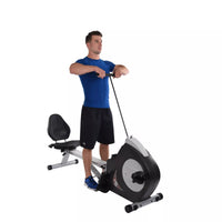 Stamina Conversion II Recumbent Bike/Rower, with Smart Workout App with No Subscription Required