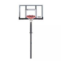 54 In. Polycarbonate Adjustable In-Ground Basketball Hoop