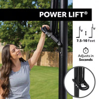 54 In. Polycarbonate Adjustable In-Ground Basketball Hoop